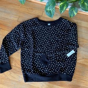 Old Navy Active Polka Dot Sweatshirt